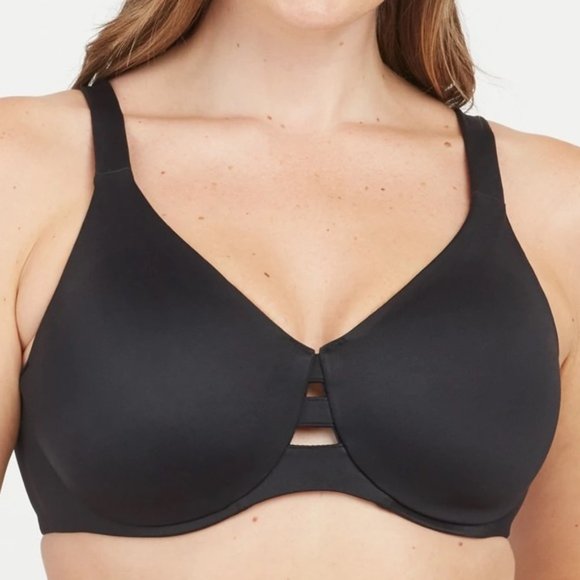 NWT Wacoal Women's First Instinct Full Figure Smooth Underwire Bra 44D Blk - Picture 2 of 6